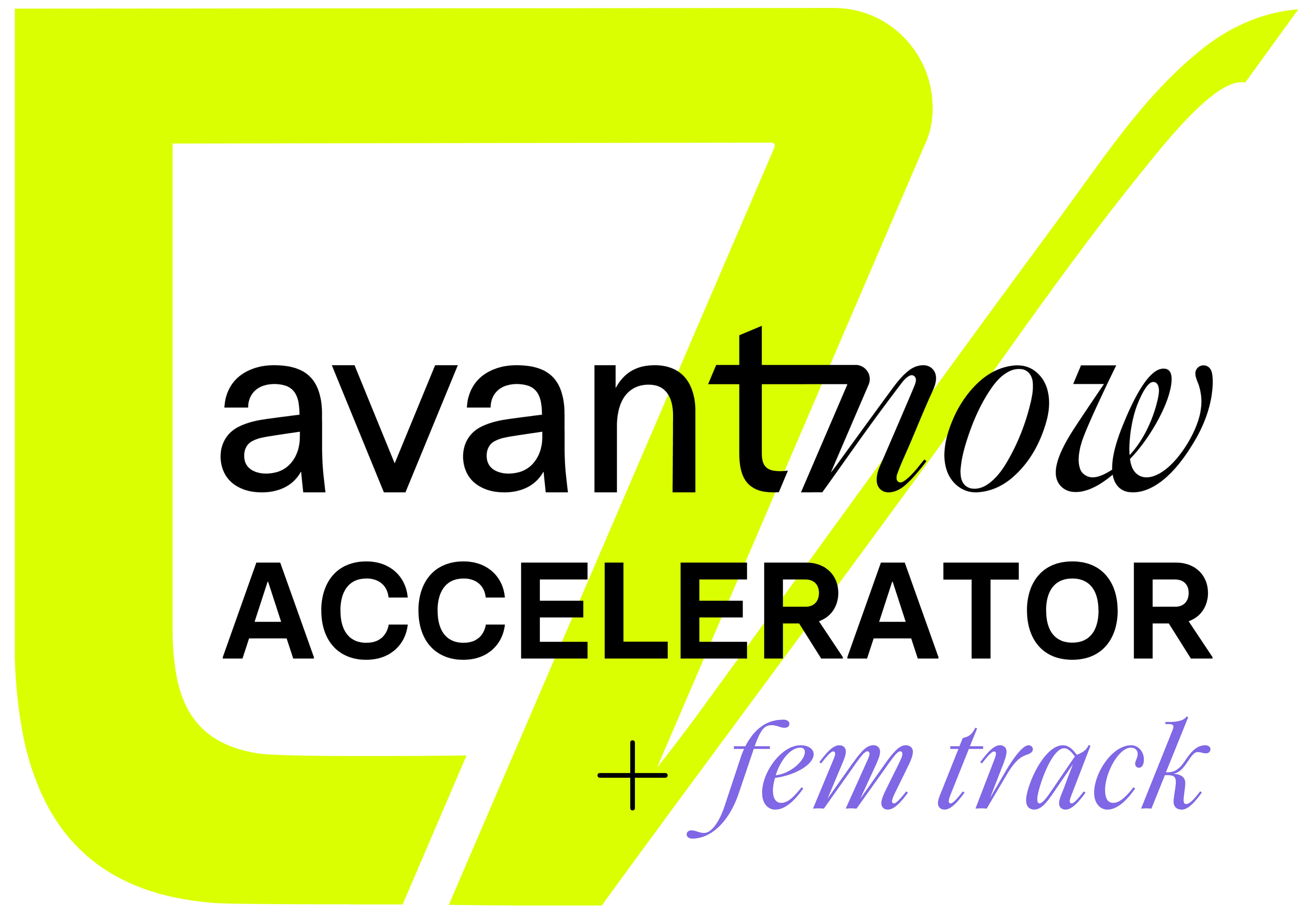 avant now accelerator fem track logo
